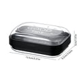thumbnail image 7 of Lunxisen 1 Pcs Soap Box Student Dormitory Home Bathroom Sealed Cover Waterproof Dripping Soap Case For Travel, 7 of 7