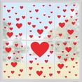 thumbnail image 4 of Wall Stickers 50 Valentine's Day Heart Static Cling Stickers Adhesive-Free Window Decals for Proposal Decor Refrigerator Toilet Decorations(White,1Pcs) Rkxzt, 4 of 6
