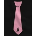 thumbnail image 2 of Tstars Boys Unisex Breast Cancer Awareness Shirts Pink Ribbon Tie Pink Ribbon Cancer Support Ribbon Apparel for Boys Youth Kids Graphic T Shirt, 2 of 5