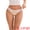 Light Beige, variant on DARING DIVA Women's Lace Satin Low Rise Comfortable Smoothing Briefs S Black