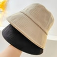 thumbnail image 3 of CoCopeaunts Bucket Hat for Men Solid Color Checkered Pattern Design Fisherman Hat Four Seasons Sunscreen Versatile Basin Hat, 3 of 8