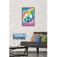 thumbnail image 2 of Peace Sign - Rainbows Wall Poster, 14.725" x 22.375", Framed, 2 of 5