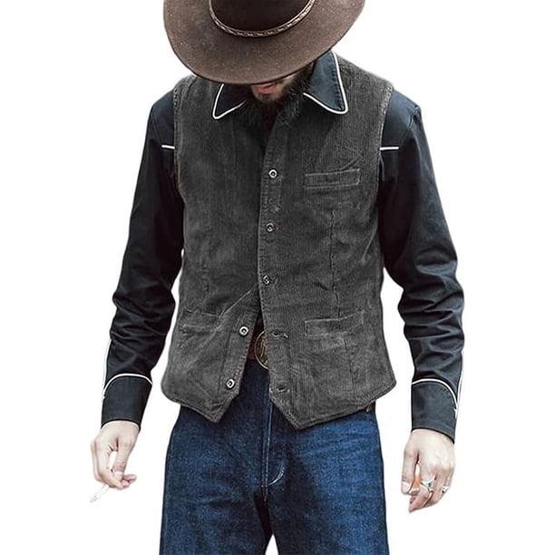 Traje de hombre, chaleco casual, chaleco con cuello en V, vestido formal informal ajustado para negocios, estilo retro