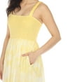 thumbnail image 4 of White Mark Women's Smocked Ruffle Maxi Dress, 4 of 6