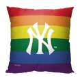 thumbnail image 3 of The Northwest Group  New York Yankees 30" x 60" Pride Throw Blanket Pillow, 3 of 3