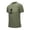 Army Green, variant on OIOLOYJM Men's Workout T-Shirt Summer Sport Quick Dry Stretch Lightweight Shirts Casual Basic Athletic Work Tops (No Sunglasses) Black L