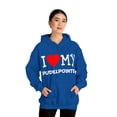 thumbnail image 5 of I Love My Pudelpointer Dog Breed Graphic Hoodie Sweatshirt, Sizes S-5XL, 5 of 9