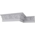 thumbnail image 6 of 3 1/8"H x 2 1/8"P x 3 3/4"F x 94 1/2"L Floral Crown Moulding, 6 of 14