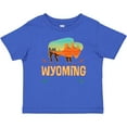 thumbnail image 3 of Inktastic Wyoming Vacation Buffalo Silhouette Boys or Girls Baby T-Shirt, 3 of 5
