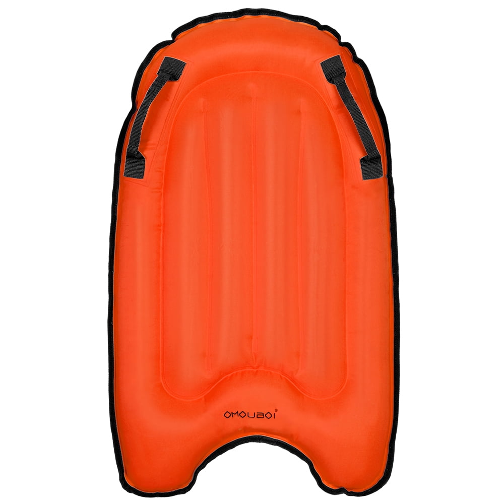 Surfing Body Board with Portable Pump Inflatable Pool Float Beach Surfing P0M1 