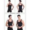 thumbnail image 4 of 1pc Men's Seamless Breathable Slimming Body Shaper Compression Shirt For Daily Wear, Sports, Business, Parties, 4 of 5