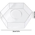 thumbnail image 4 of LAICAIW Acrylic Cake Stand, Acrylic Fillable Cake Stand Cake Riser Cake Tier Decorative Cake Display Stand, Clear Cupcake Stand Cake Holder, Dessert Bakery Stand Rack, Clear Floating Cake Stand, 4 of 7
