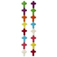 thumbnail image 2 of Multicolor Reconstituted Stone Cross Beads - 15mm by Bead Landing, 2 of 2