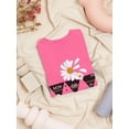 thumbnail image 3 of Daisy Triangle Calendar Art Shaped T-Shirt Women -Image by Shutterstock, Female XX-Large, 3 of 4
