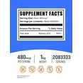 thumbnail image 2 of BulkSupplements Folic Acid (Vitamin B9) Powder - Pure, 480mcg per Serving - 1 Kilogram (2.2 lbs) - Multiple Servings, 2 of 6