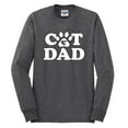 thumbnail image 2 of Wild Bobby, Best Cat Dad Daddy Gift, Pop Culture, Men Long Sleeve Shirt, Heather Black, X-Large, 2 of 3