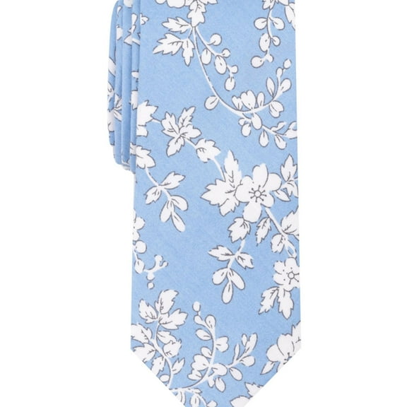 bar III Mens Dao Self-tied Necktie, Blue, One Size