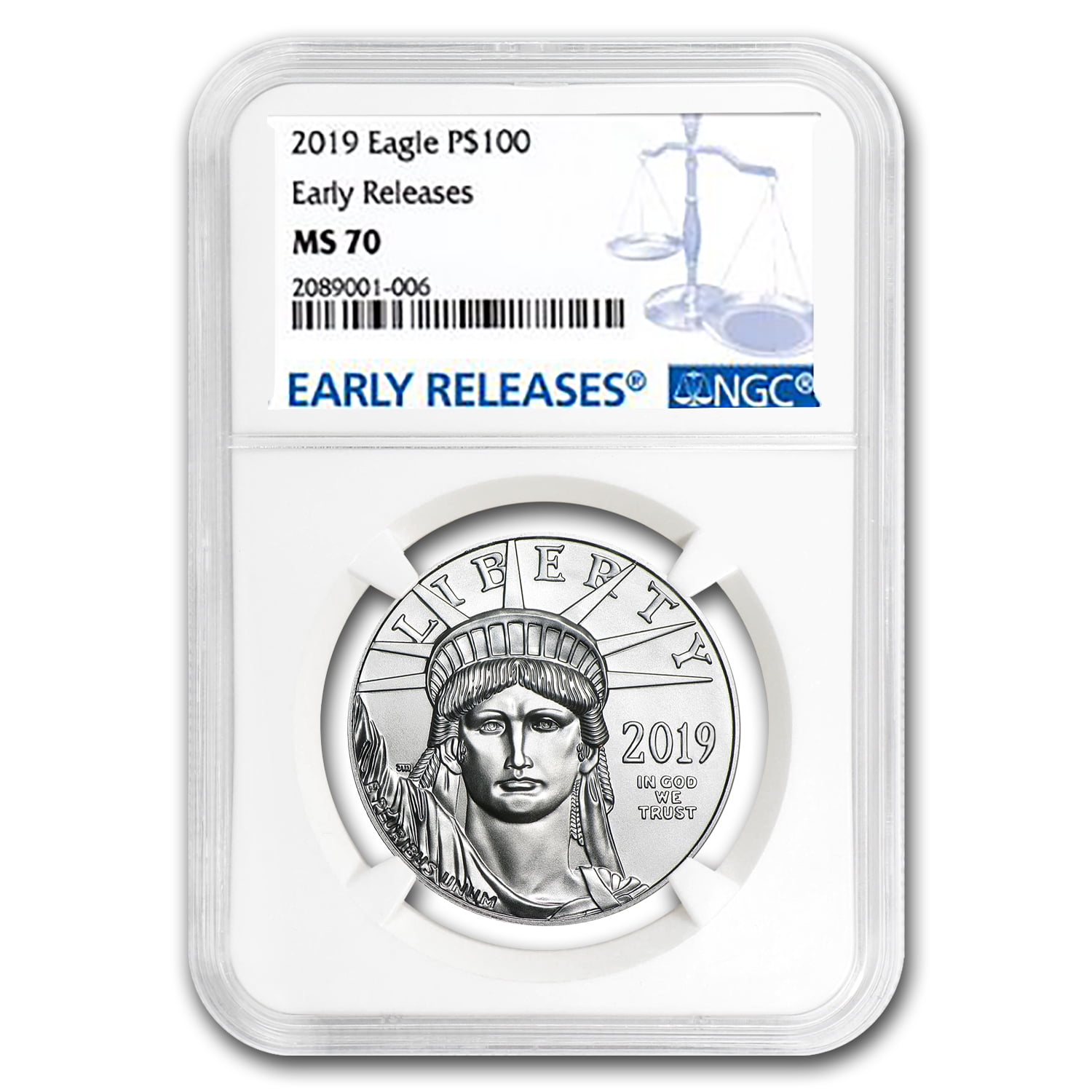 2019-W U.S. Mint 1 oz Proof American Platinum Eagle Coin Set