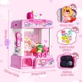 thumbnail image 4 of Mini juguete Claw Machine CWLAKON para niños con forma de unicornio, color rosa, 4 of 7
