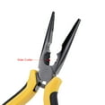 thumbnail image 3 of Uxcell CR-V Steel Black Phosphate Needle Nose Plier 6-inch with Side Cutter, 3 of 5