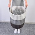 thumbnail image 4 of Cesta de plástico tejida para la ropa: almacenamiento estilo ratán para juguetes, ropa sucia y artículos del hogar, 4 of 5