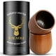 thumbnail image 1 of Vasos de madera para whisky Mieall Charred Wood, paquete de 2, 1 of 6
