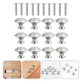 thumbnail image 4 of MasteelfCA 12 Pcs Practical Stainless Steel Drawer Cabinet Door Single Hole Handles (Silver), 4 of 8