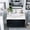 37"X22" 1 faucet hole, variant on LHSHID 31 Inch Marble Vanity Top,Bathroom Vanity Top with Undermount Rectangular Middle Sink and 4"Height Backsplash,Pre-Drilled Faucet Hole Vanity Top,white with veins