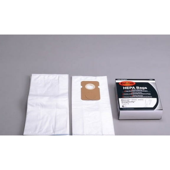Envirocare Compatible with Riccar Type B Bags for 8000, 8900 HEPA w/closure
