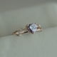 thumbnail image 5 of Juego de joyas de cristal - Juego de aretes colgantes de cristal de circonita cúbica en forma de corazón para damas de honor de boda, juego de 4 piezas JAMW Sencillez, 5 of 5