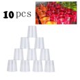 thumbnail image 7 of LHWEN 10PCS Clear Plastic Disposable Party Shot Glasses 1oz Jelly Tumblers for Birthday Wedding Hen Night Party Reusable and Hand Washable Ideal for Bars Pubs and Home Quick Clean-Up Kitchen Dining, 7 of 7