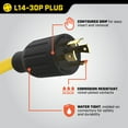 thumbnail image 4 of Champion Power Equipment 3-Foot 30-Amp 125/250-Volt Generator Y-Adapter, 4 of 5