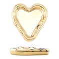 thumbnail image 5 of Unique Bargains Ceramic Jewelry Tray Decorative Trinket Dish Organizing Jewelry Boxes Gold, 5 of 7