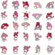 thumbnail image 3 of Kawaii Stickers 200pcs Cartoon Stickers Cute Wind Notebook Stickers Guitar Stickers My Melody Stickers - -, 3 of 4