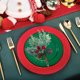 thumbnail image 5 of ¡Rebajas de Liquidación!, Juego de anillos para servilletas de Navidad con ramas artificiales y frutos rojos para decoración de mesas festivas y cenas Akmoler, 5 of 6