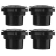 thumbnail image 3 of Dashboard Air Vent Deflector, 4PCS/Set Scratch  Dash AC Louver Universal Black Round  for RVs Buses Yachts, 3 of 8