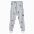 thumbnail image 6 of CAUYDYLittle Boy Comy Pajama Set Cotton Dinosaur Print Sleepwear Long Sleeve Top Pants Set Pjs(L101-Mint Green,7-8 Y), 6 of 9