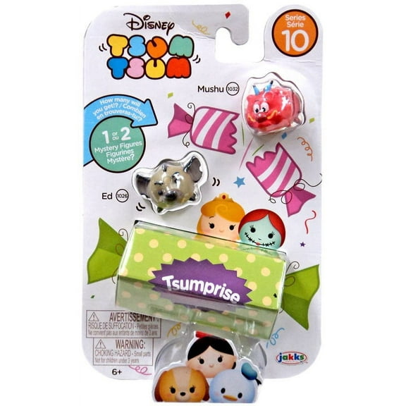 Disney Tsum Tsum Series 10 Mushu & Ed Minifigure 3-Pack