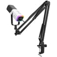 thumbnail image 1 of Micrófono para juegos FIFINE AM8T USB/XLR Dynamic con RGB blanco, 1 of 9