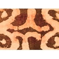 thumbnail image 1 of Ahgly Company Indoor Rectangle Abstract Orange Modern Area Rugs, 3' x 5', 1 of 4