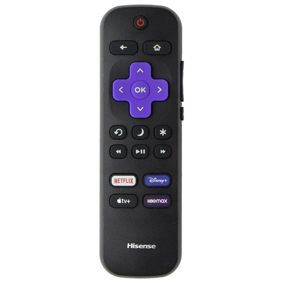 Hisense OEM Remote Control (RC-ALIR) with Netflix/Disney+/AppleTV/HBOMax Keys (Used)