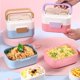 thumbnail image 1 of Lonchera para adultos | Caja Bento | Contenedor de almacenamiento de alimentos para la preparación de comidas | Transportador de almuerzo portátil de plástico a prueba de fugas | Caja de dieta para, 1 of 9