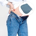 thumbnail image 3 of Simple Leaves Shirt Extender Waterproof High-quality Difference Display DIY Landscaping Accessories Eye-catching Jeans Maternity Light Blue, 3 of 7