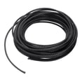 thumbnail image 1 of Manga de cable trenzado expandible de 25 pies - 1/8 pulg, gestión de cables de PET, tubo de envoltura de alambre, negro, 1 of 7