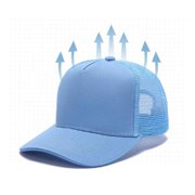 OTTO CAP 5 Panel High Crown Mesh Back Trucker Hat, Polyester Foam Front, Maroon, 6PCS Set Pack