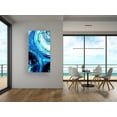 thumbnail image 3 of Epic Art 'Blue Moons II' by Erin Ashley, Acrylic Glass Wall Art, 24"x48", 3 of 3