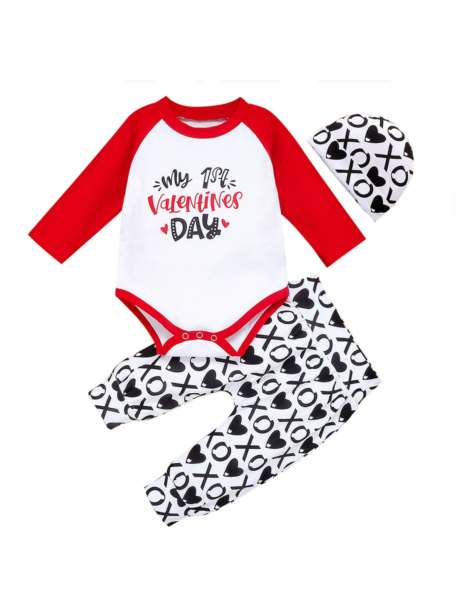 my first valentine's day outfit baby boy