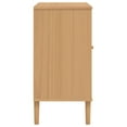 thumbnail image 5 of vidaXL Sideboard Senja Rattan Look Brown 80x40x80 cm Solid Wood Pine 0 Shelves, 5 of 5