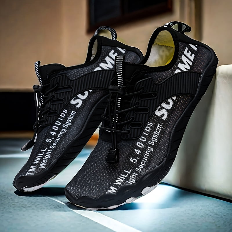 Men's Quick-Dry Water Shoes • Spring and Summer Outdoor Sports Hiking Shoes • Anti-Slip and Wear-Resistant Soles • Multifunctional Shoes for Canyon Wading, Gym Cross Training, Beach Water Sports