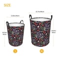 thumbnail image 2 of Lsque Snakes And Snake Fruit pattern Laundry Hamper Basket, Tall Woven Rope Hamper Basket for Clothes, Lightweight Storage Basket, Collapsible Waterproof-Small, 2 of 8